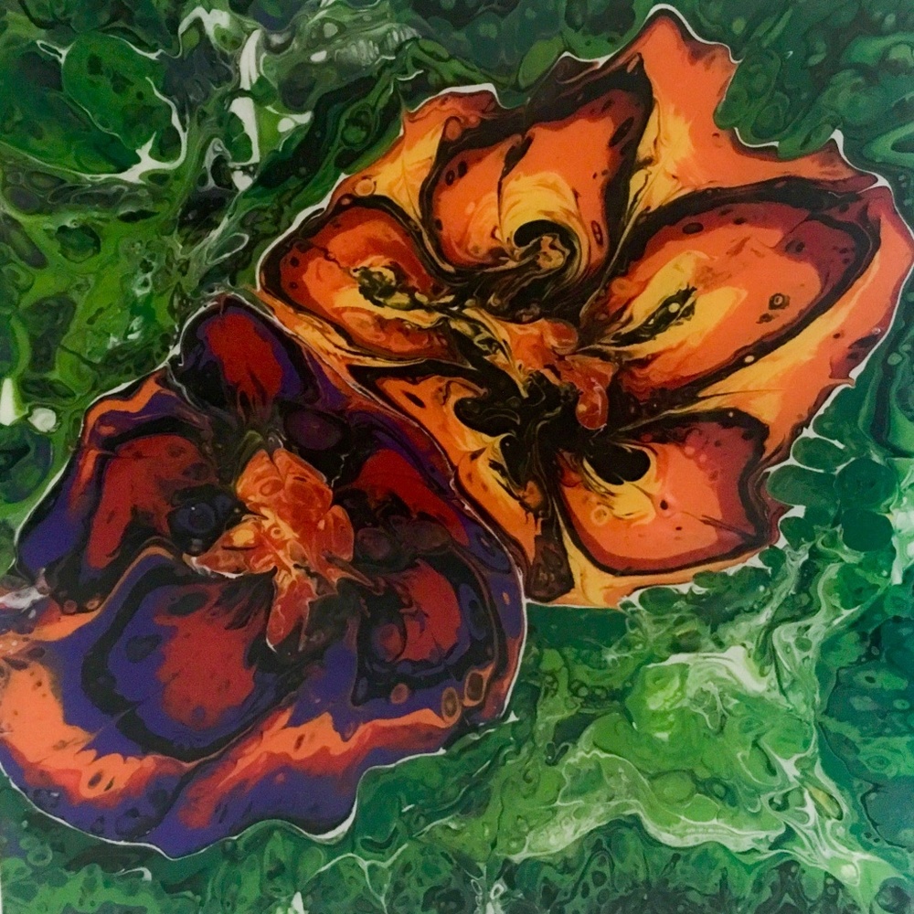 Original Painting "Collide" by Cindy Vandiver